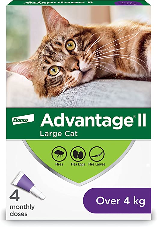 Advantage II Flea Protection For Cats Over 4 Kg (Purple) - Image 3