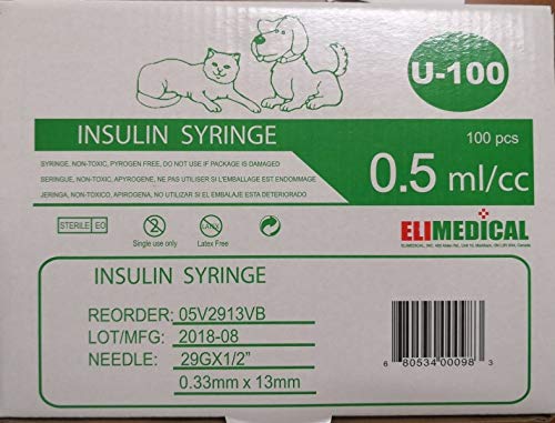Elimedical Veterinary Syringe U-100 0.3 mL 29G x 1/2 Inch - Image 4